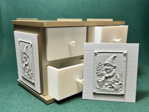 4-Drawer Parts Tower + Woodland Gnomes: GROUP 23