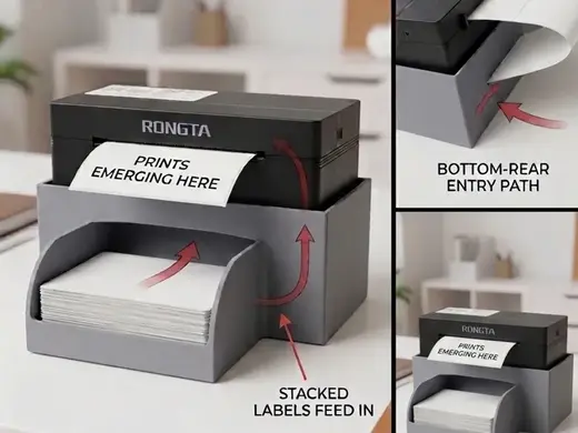 Rongta 4x6 Thermal Printer Fan-Fold Label Holder