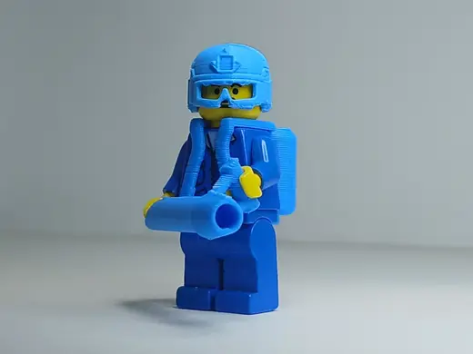 Flamethrower Minifigure Brick