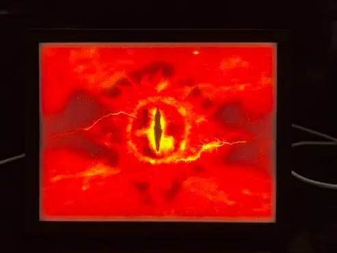 Eye of Sauron Color Lithophane