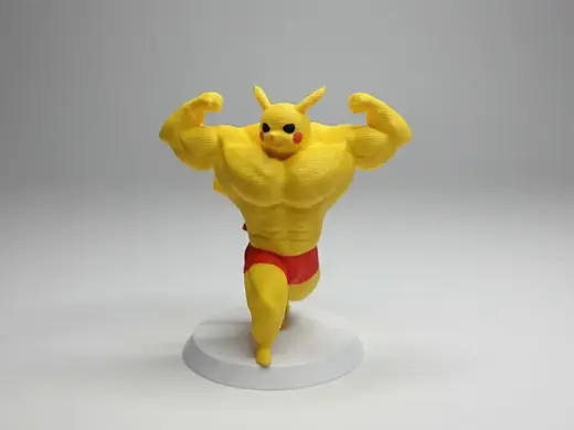 Der ultimative "Gym-Bro" Pikachu Bodybuilder