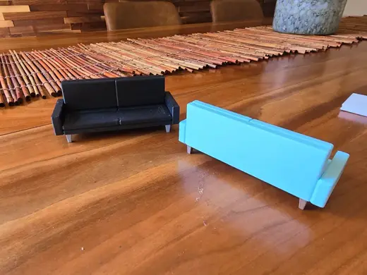 Card Couch Business card holder - Tiny Furniture!