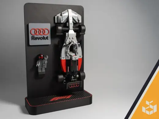 Standing Mount For Audi F1 Speed Champions Car