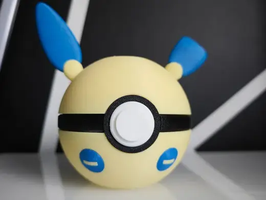 Minun Pokeball Piggy Bank