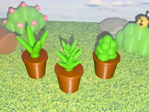 Set of 3 Pot Plants