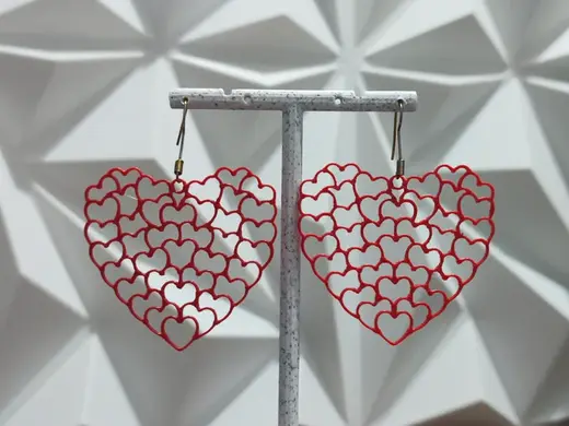 Aretes Corazón Infinito