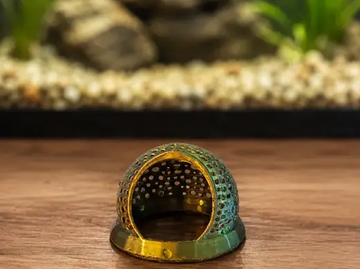 esconderijo para peixe dormir