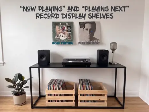 Now Playing & Playing Next Wall Record Displays