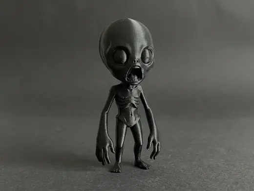 Chibi Alien Figurine (Startled Expression)