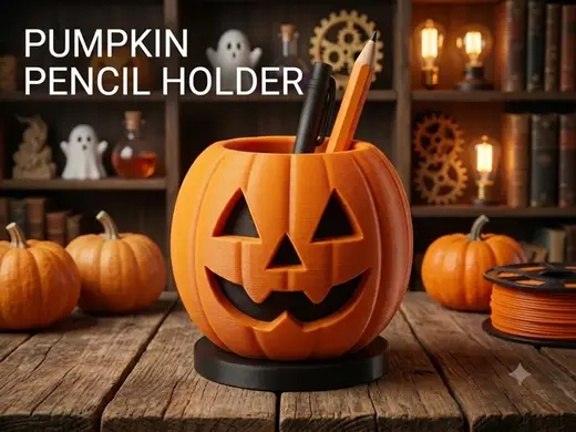 Calabaza Lapicero Halloween 3D Jack