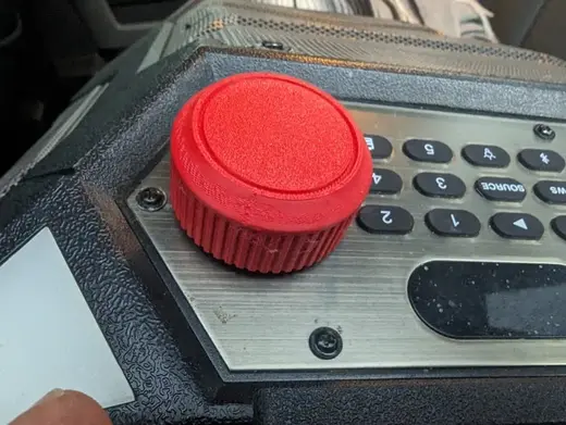 Monster speaker volume knob