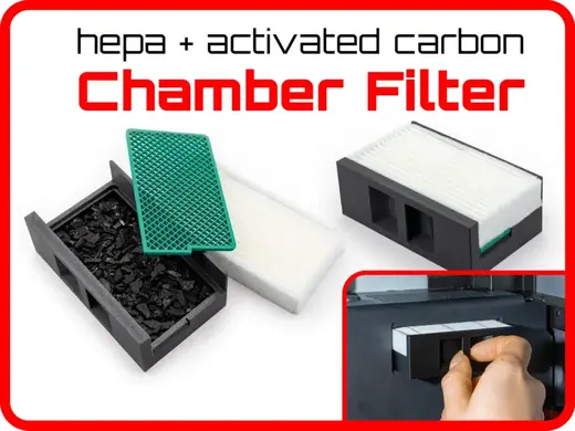 X1C dual stage Chamber Filter