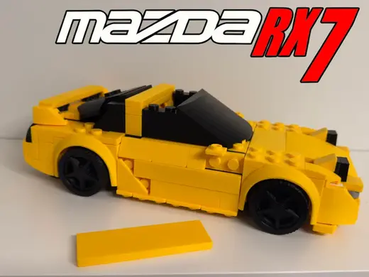 Large 2x Scale Brick Mazda RX 7