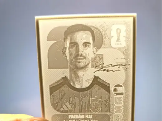 Cromo en 3D de Fabián (Album Panini 2026)