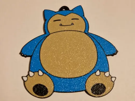 Snorlax keychain or coaster