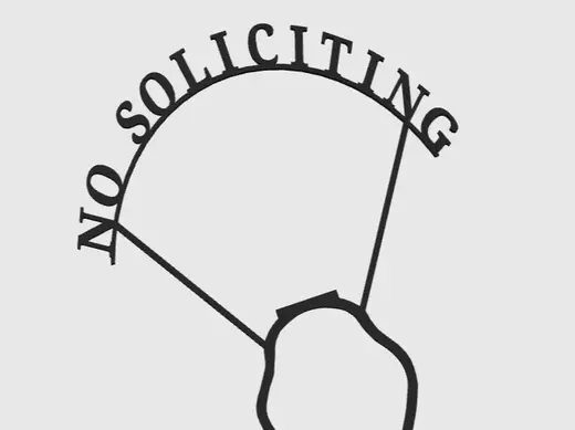 Porch Goose No Soliciting Headband