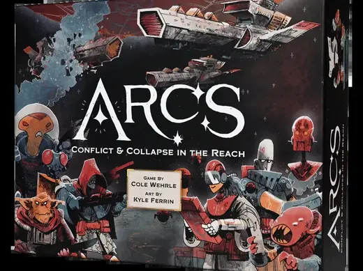Arcs board game organizer (w/Leaders & Lore)