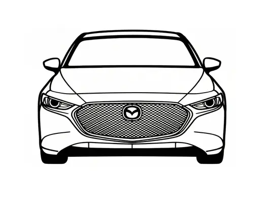 Mazda 3 BP 2019- Front / WALL ART