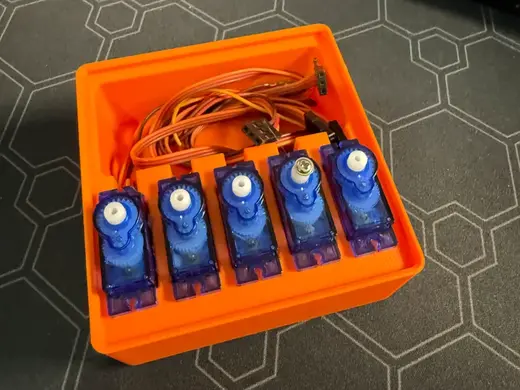 Gridfinity Servo (FS90R) Storage