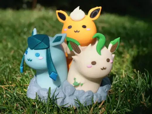 Dugtrio or Eevee display (original design)