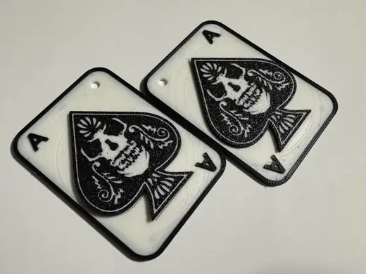 Ace of Spades Keychain
