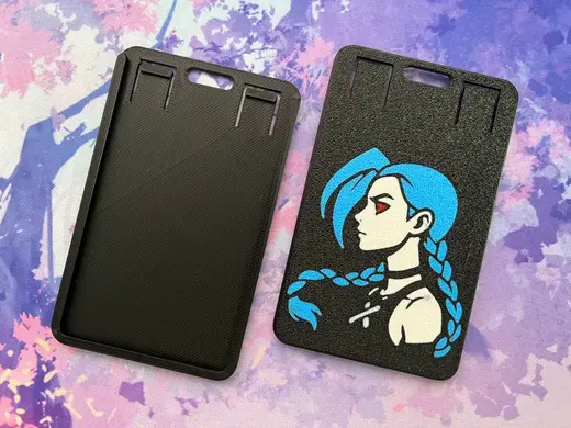 Jinx themed ID Card / Badgeholder (Supportless)