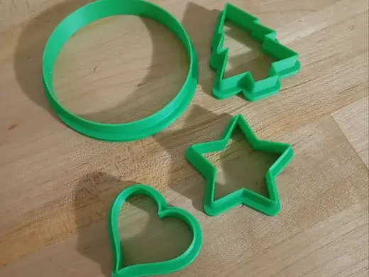 Set Taglia Biscotti “Occhio di Bue” natalizi