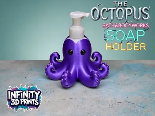 MULTIPART/AMS THE OCTOPUS-BBW SOAP HOLDER