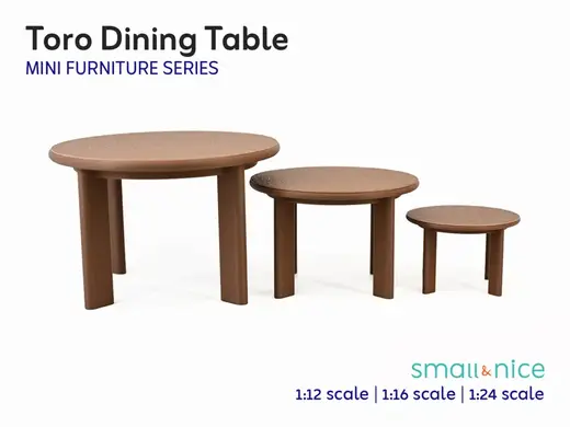 Toro Dining Table - Mini Furniture