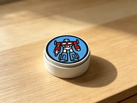 变形金刚按压玩具-多色一盘打印-咔哒点击器可活动解压玩具