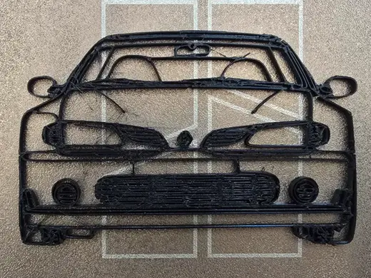 Line art Renault Mégane Maxi Kit Car