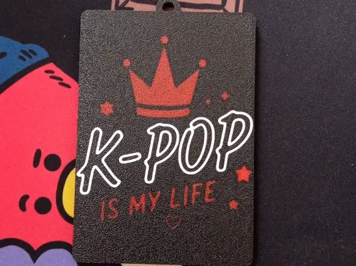 K-Pop Is My Life Photocard Holder & Keychain