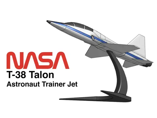 NASA T-38 Astronaut Jet Trainer Desk Model