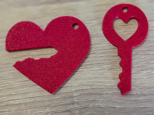 portachiavi san valentino cuore