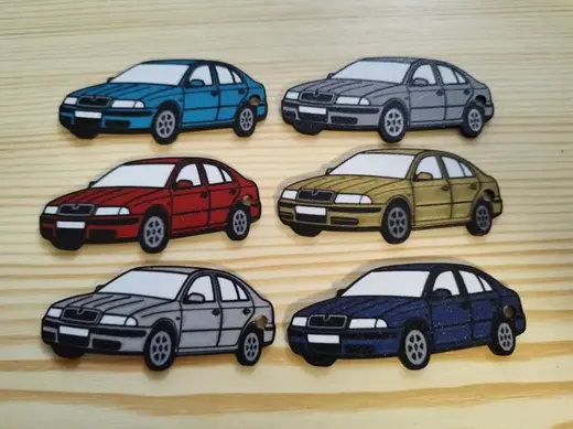 Skoda Octavia 1 sedan keychain