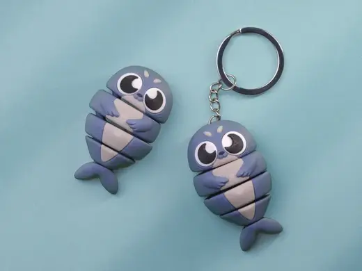 EGGO cute flexi Seal - toy & keychain