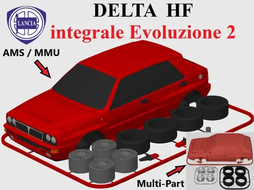 Lancia Delta HF Integrale Evo 2 Kit Card (1:24)