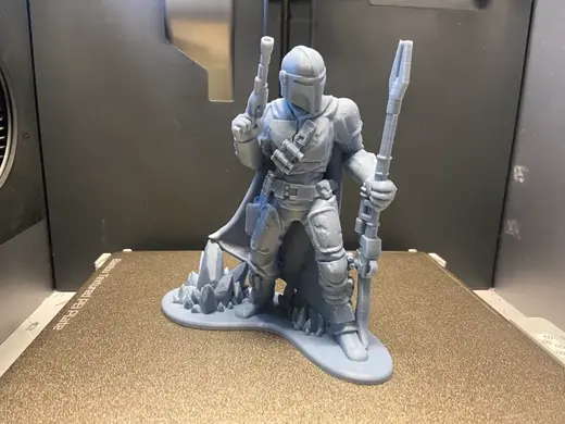 Mandalorian Figurine No Supports