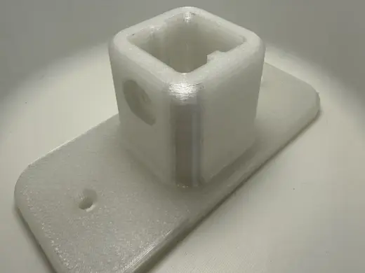 Wand- & Bodenhalterung für 40x40 Aluprofil