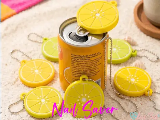 Fresh Lemon Slice Can Opener & Nail Saver