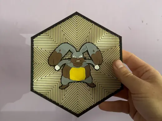 #660 Diggersby Hex Wall Art