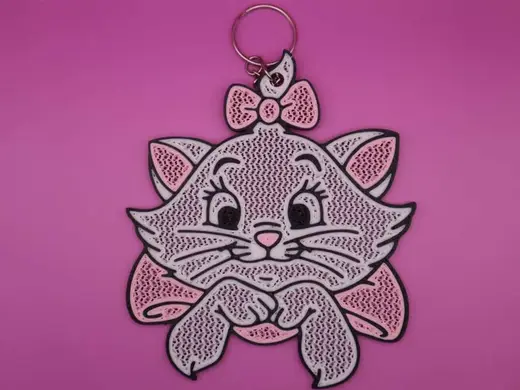 Marie Keychain Pinboard Display
