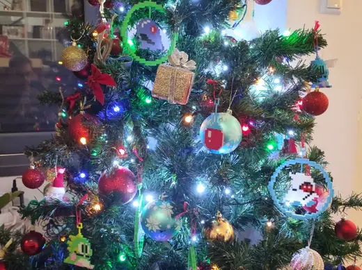 Bubble Bobble Christmas Ornaments