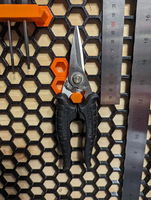 HWS Honeycomb Storage Wall - Black Panther Hook