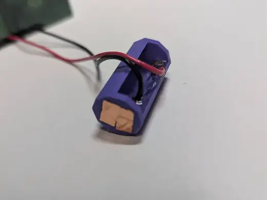 CR123A fake battery(+SCAD)