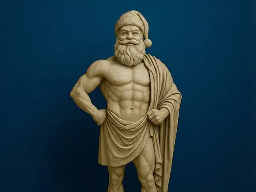 Santa as Ancient empreror