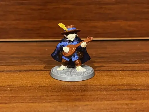 D&D Male Halfling Bard