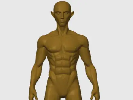 Personagem masculino corpo completo