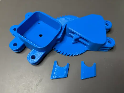 Detachable parts for N-DOF modular robotic arm