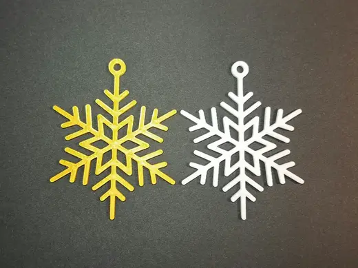 Christmas Ornament – 3D Snowflake (Version 2)